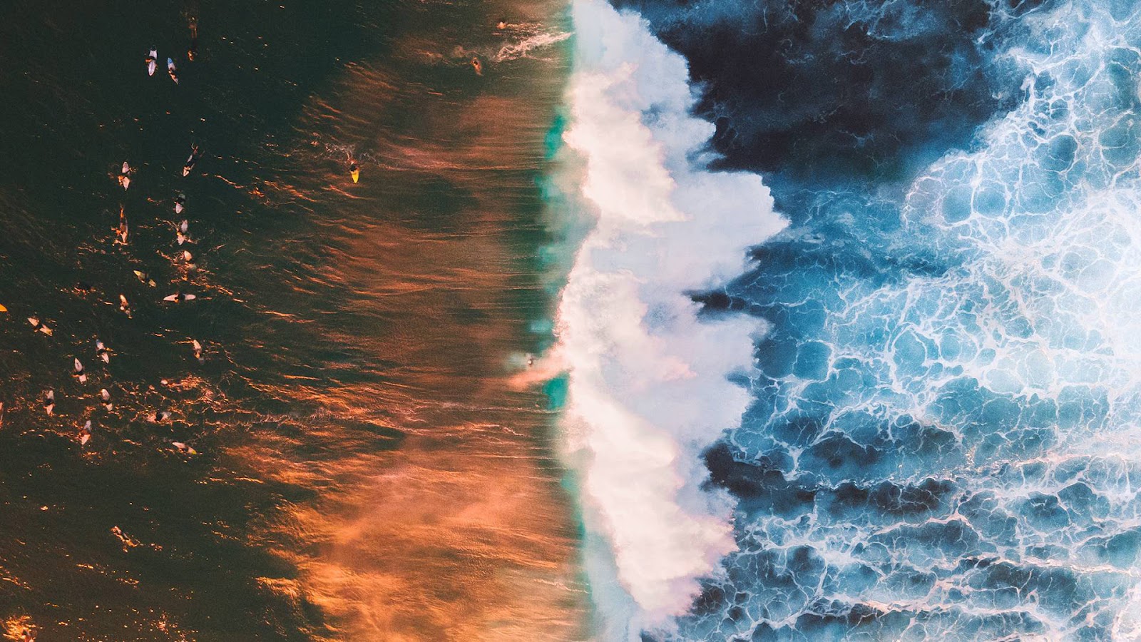 Image of Surfers on a sea